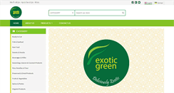 Desktop Screenshot of exotic-green.at